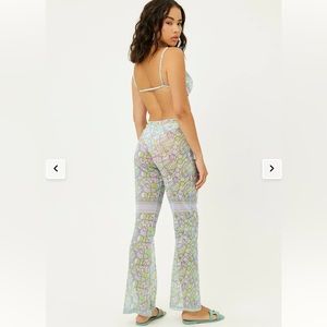 NWT FRANKIE’s BIKINIS Joey Low Rise Mesh Pants